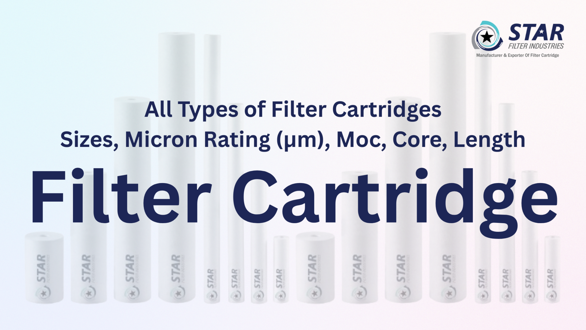 What is a cartridge filter and how does it work?