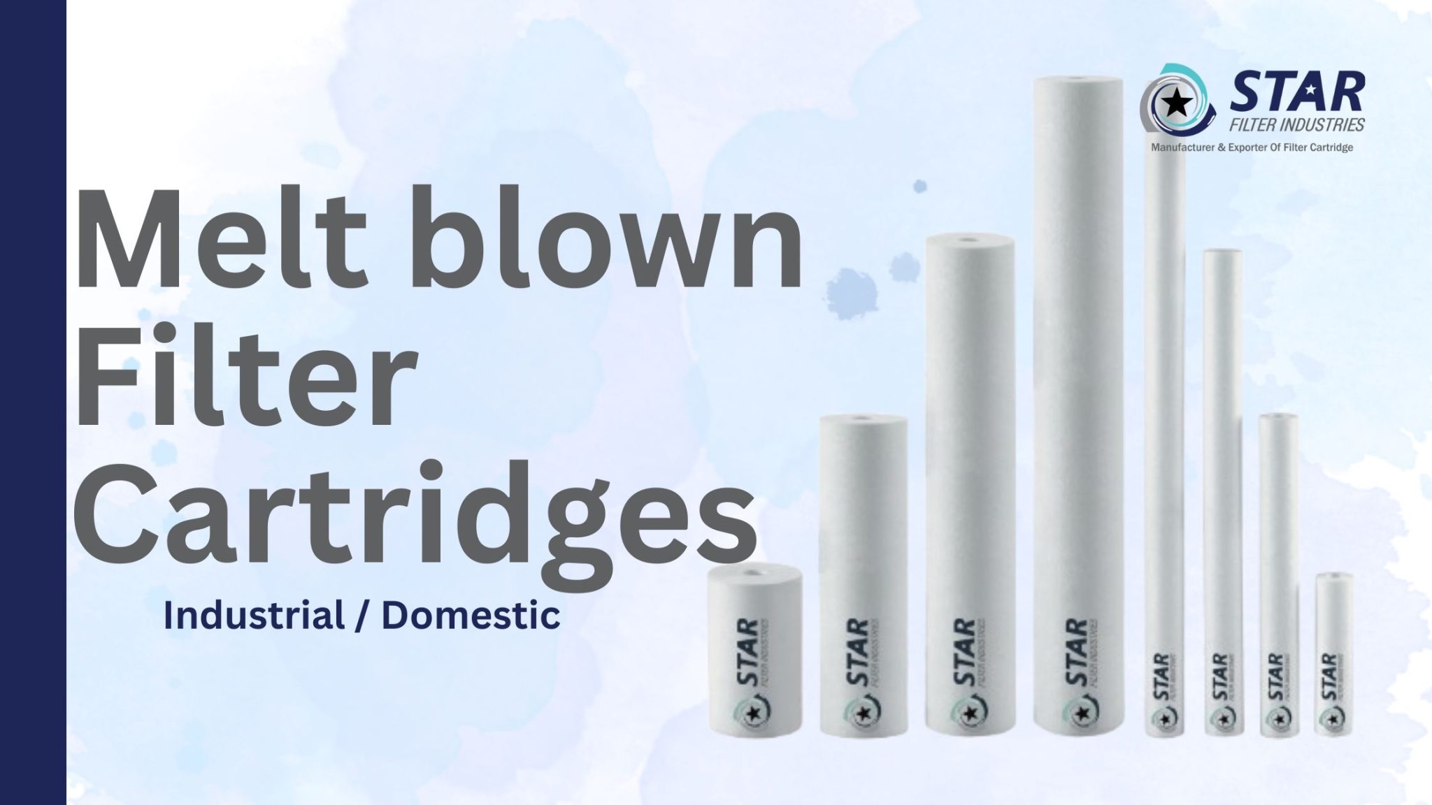 Meltblown Filter Cartridges - Industrial vs. Domestic